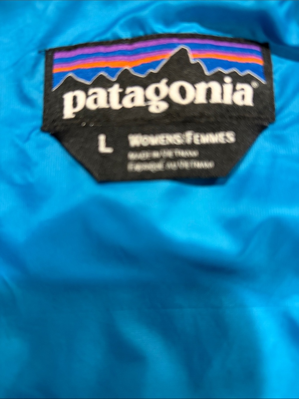 Patagonia women’s vest size large dark purple, zip pockets inside pocket EUC - Picture 5 of 7